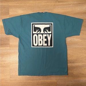 Green obey shirt